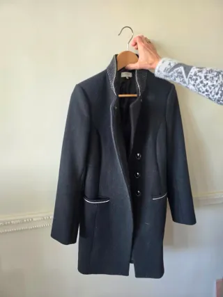 Abrigo Morgan Negro Talla S/36