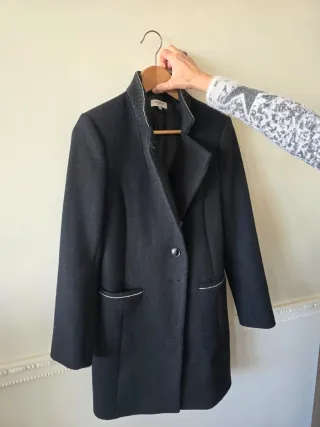 Abrigo Morgan Negro Talla S/36