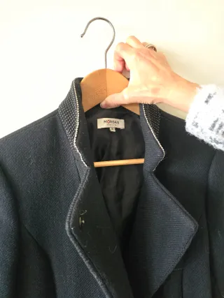 Abrigo Morgan Negro Talla S/36