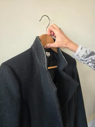 Abrigo Morgan Negro Talla S/36