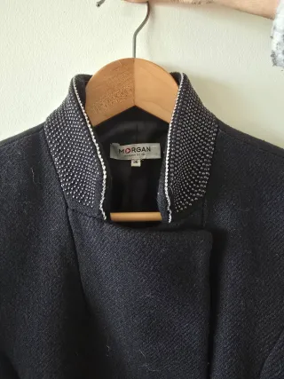 Abrigo Morgan Negro Talla S/36