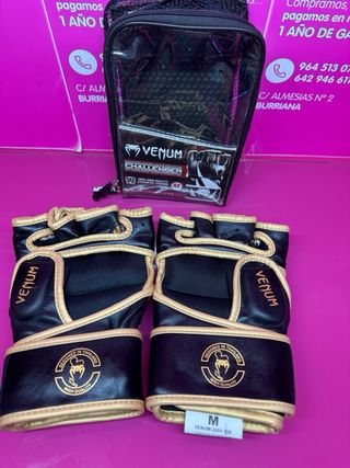 Guantes MMA Venum Challenger Negro/Oro Talla M