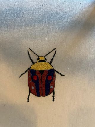 Sillas antiguas retapizadas con bordado