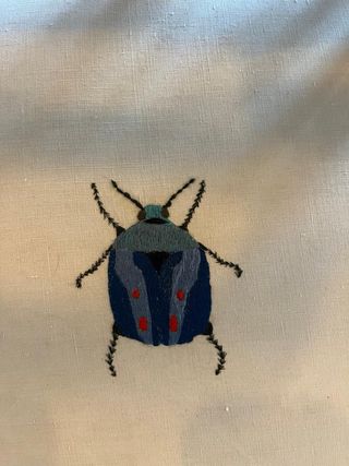 Sillas antiguas retapizadas con bordado