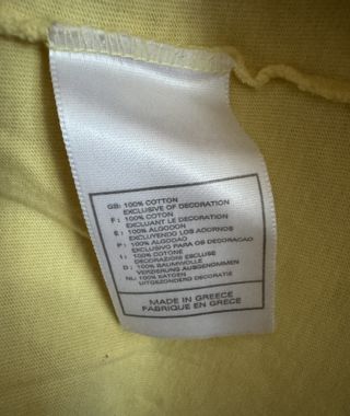 T-shirt Nike Amarela