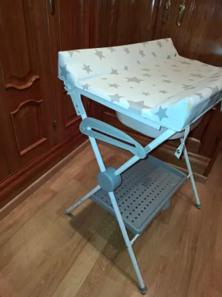 Cambiador bañera bebé estrellas