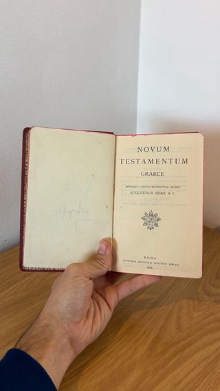Nuevo Testamento en Griego 1936-Augustinus Merk