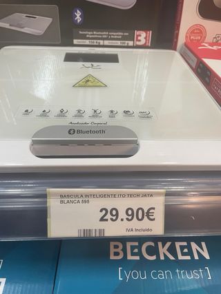 Báscula Inteligente Jata Blanca