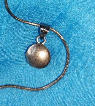 Colgante Plata Ley con Circonita Azul