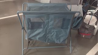 Armario de camping plegable azul