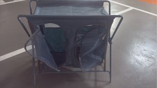 Armario de camping plegable azul