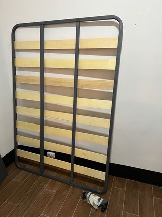 Somier desmontable metálico y de madera