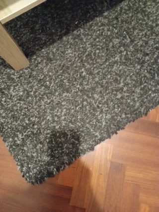 Se REGALA Alfombra marrón de tela con pelo