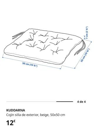 Cojines para Silla (Set de 4)