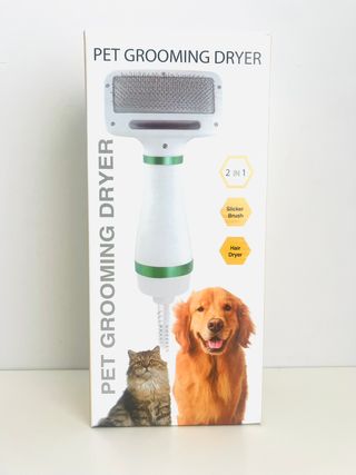 Escova Secadora Portátil para Animais – 2 em 1
