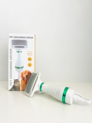 Escova Secadora Portátil para Animais – 2 em 1