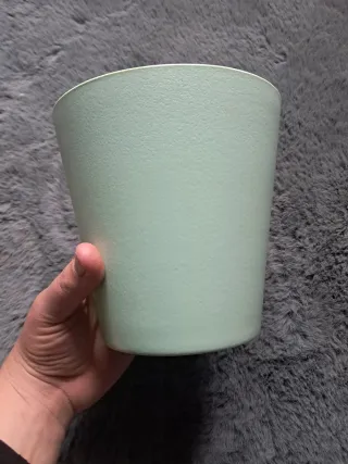 Vaso elegante color verde menta