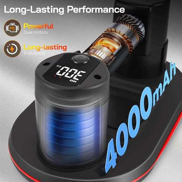 Ventosa Eléctrica Aofesel 300kg LCD con Baterías