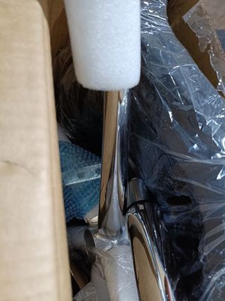 SONGMICS Silla giratoria de oficina, Silla de escritorio de malla Altura ajustable, Negro OBN83B