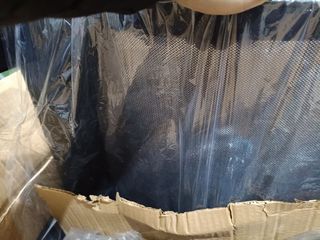 SONGMICS Silla giratoria de oficina, Silla de escritorio de malla Altura ajustable, Negro OBN83B