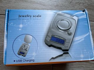 NUEVA! Báscula Precisión recargable  100g*0.001g