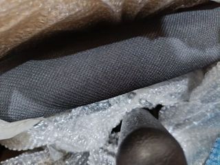 SONGMICS Sillón de Oficina Silla de Lona Taburete con reposapiés Silla para Oficina