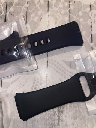 Correa para reloj inteligente. 2 - negra y azul