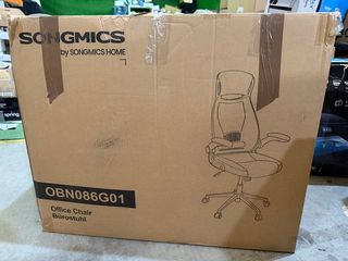 SONGMICS Silla Giratoria de Oficina Silla de Escritorio de Malla con Reposacabezatable