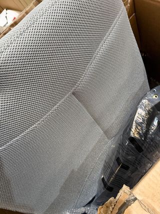 SONGMICS Silla Giratoria de Oficina Silla de Escritorio de Malla con Reposacabezatable