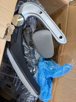 SONGMICS Silla Giratoria de Oficina Silla de Escritorio de Malla con Reposacabezatable