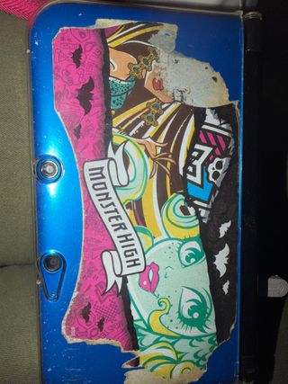 Nintendo 3DS Azul con Diseño Monster High