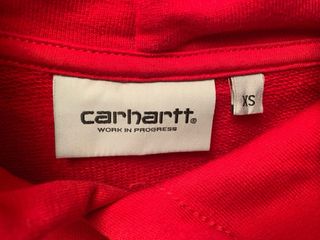 Sudadera Carhartt Roja con Capucha
