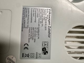 Nevera eléctrica portátil wolkswagen 20 litros