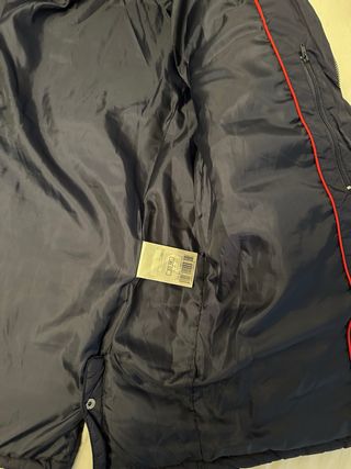 Cazadora Studio azul acolchada