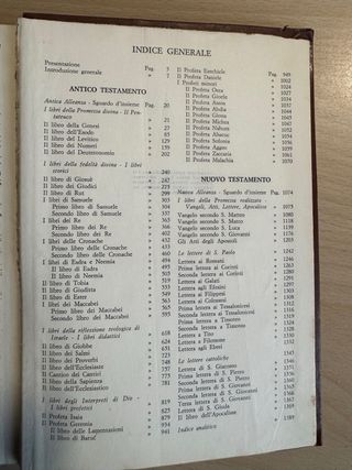 LA SACRA BIBBIA TRADUZIONE DAI TESTI ORIGINALI CEI