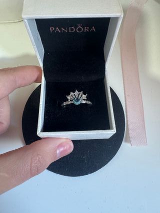 Anillo plateado  Princesa Elsa Frozen Disney 925