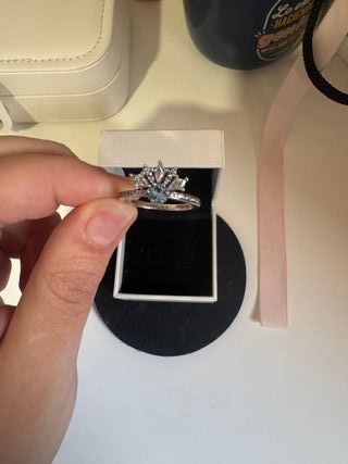 Anillo plateado  Princesa Elsa Frozen Disney 925
