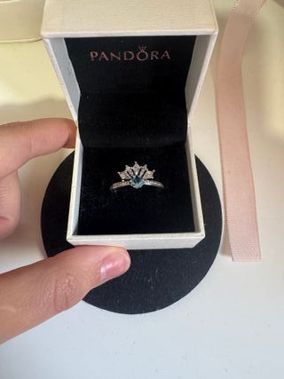 Anillo plateado  Princesa Elsa Frozen Disney 925
