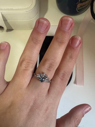 Anillo plateado  Princesa Elsa Frozen Disney 925