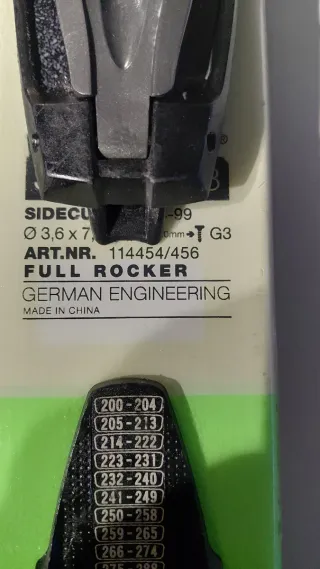 Esquís Volkl Step Vert de freestyle 118cm.