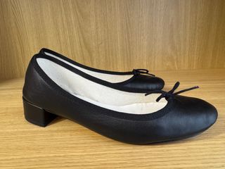 Repetto Bailarinas Piel Tacón Bajo Negro Talla 36