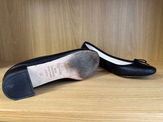 Repetto Bailarinas Piel Tacón Bajo Negro Talla 36