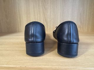 Repetto Bailarinas Piel Tacón Bajo Negro Talla 36