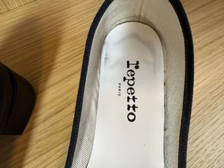 Repetto Bailarinas Piel Tacón Bajo Negro Talla 36