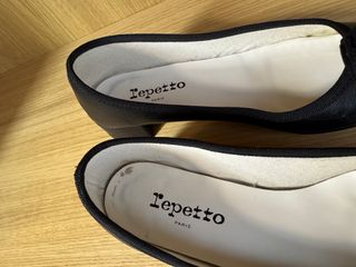 Repetto Bailarinas Piel Tacón Bajo Negro Talla 36