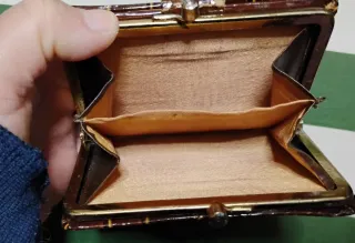 Cartera Monedero Mujer Vintage Cocodrilo