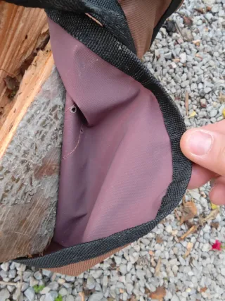 Bolsa para leña resistente