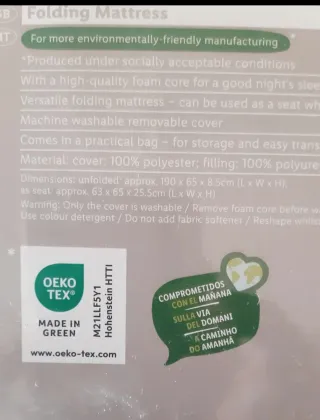 Colchón cama furgo camping