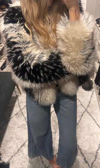 Chaquetón Zara pelos viral