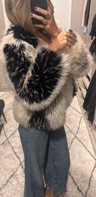 Chaquetón Zara pelos viral